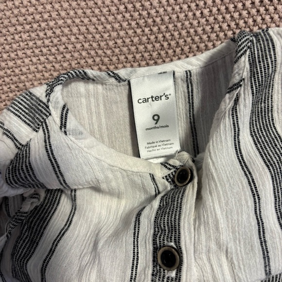 Carter's Black and White Tiered Ruffle Sundress - Picture 3 of 3